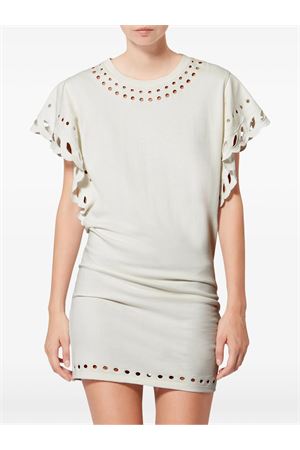 Abito corto orlane in cotone e sangallo MARANT ÉTOILE | RO1016FAD1N08E23EC